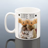 Love You Grandma Photo Mug - Personalised Nanna Birthday Gift - Granny Photo Cup