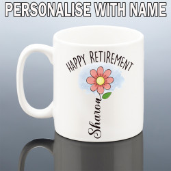 Personalised Retirement Mug for Her