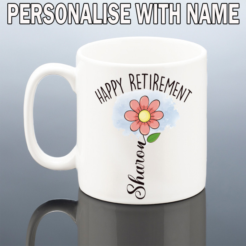 Personalised Retirement Mug for Her
