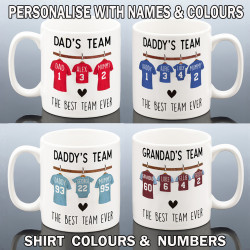 Personalised Football Mug
