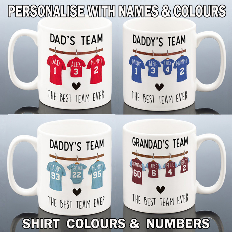 Personalised Football Mug
