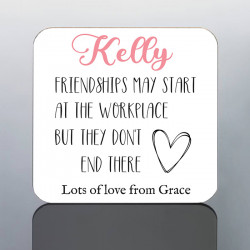 Personalised Work Friend Mug