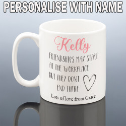 Personalised Work Friend Mug