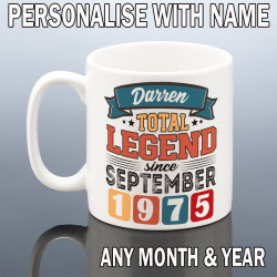 PERSONALISED 50th BIRTHDAY MUG for Men