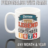 PERSONALISED 50th BIRTHDAY MUG for Men