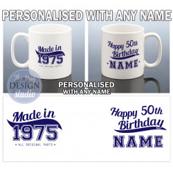 50th Birthday Mug for Him