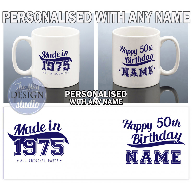 50th Birthday Mug for Him