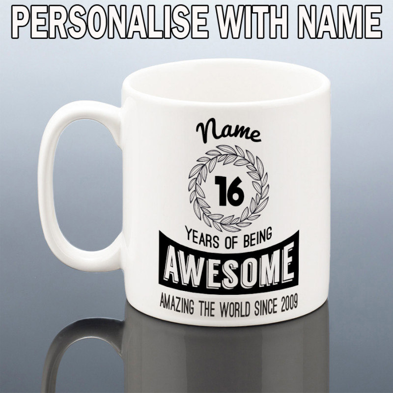 PERSONALISED 16th BIRTHDAY MUG