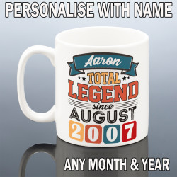 PERSONALISED 18th BIRTHDAY MUG for Him