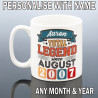 PERSONALISED 18th BIRTHDAY MUG for Him
