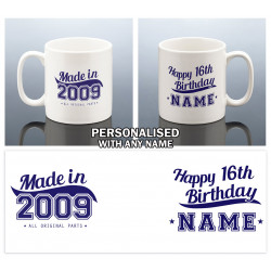 16th Birthday Mug for Him