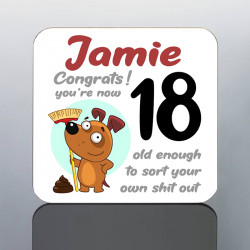 18th birthday coaster