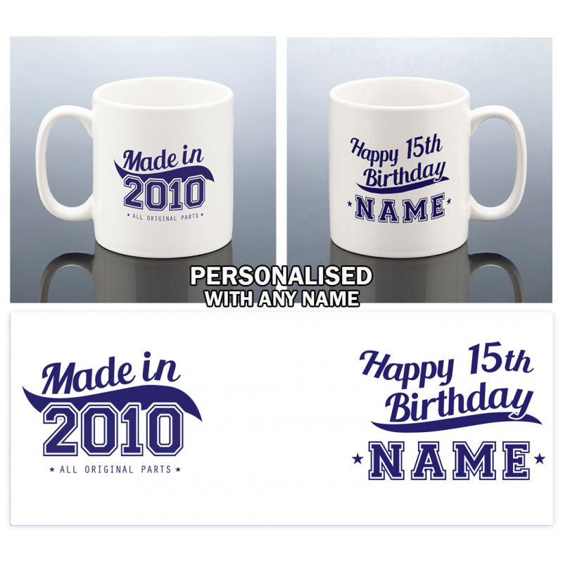 15th Birthday Mug for Him
