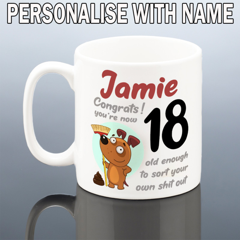 18th birthday mug