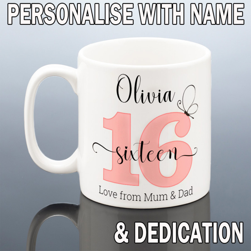16th Birthday Mug Girls