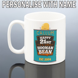 Funny 21st Birthday Mug Boys