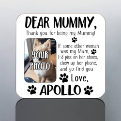 Dog Mum Mug with Photo
