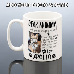 Dog Mum Mug with Photo