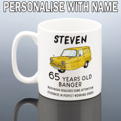 Funny 65th Birthday Mug for Him