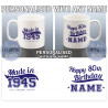 80th Birthday Mug for Him