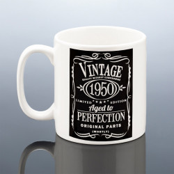 Personalised 75th Birthday Mug for Him
