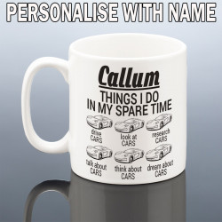 Personalised Car Lover Mug