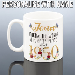 75th BIRTHDAY MUG for Her