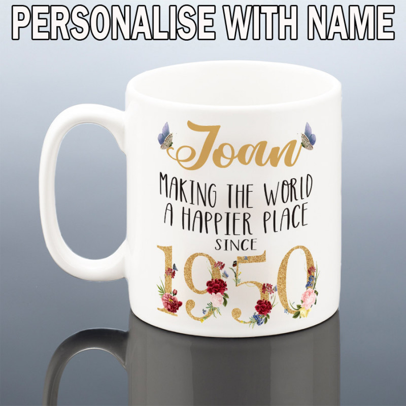75th BIRTHDAY MUG for Her
