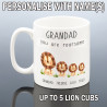 Personalised Grandad Lions Cup