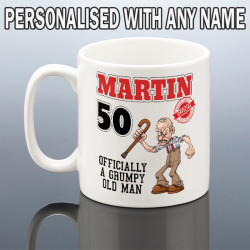 Funny 50th Birthday Mug for Him