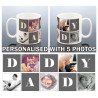 Daddy Photo Collage Mug