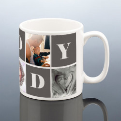 Daddy Photo Collage Mug