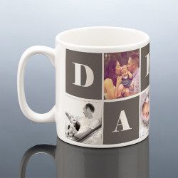 Daddy Photo Collage Mug