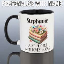 Book Lover Mug with Black handle
