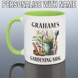 Personalised Gardening Mug for Him