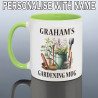 Personalised Gardening Mug for Him