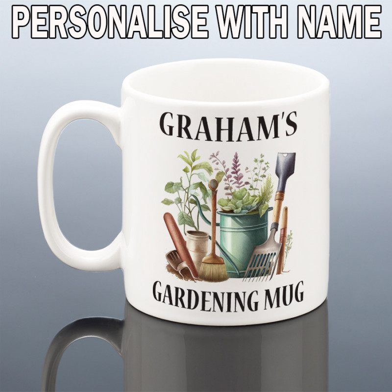 Personalised Gardening Mug for Him