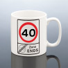 Funny 40th Birthday Mug