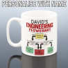 Personalised Engineer Mug
