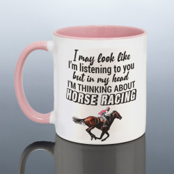 Horse Racing Mug