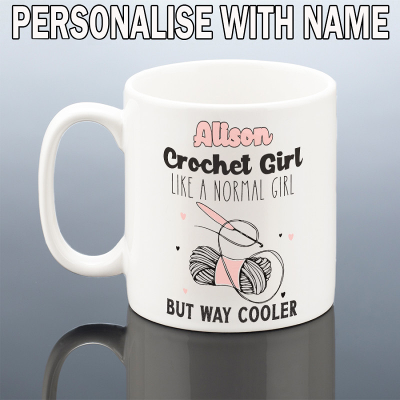 Crochet Girl Mug Crochet Girl Mug