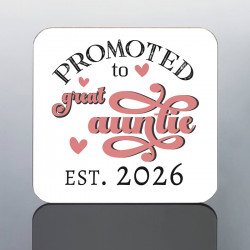 Great Auntie Mug - Promoted to Great Aunt Birthday Gift - 2026 Baby Announcement Gift for Aunty