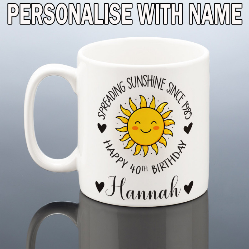40th Birthday Mug for Her