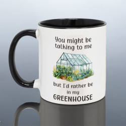 Greenhouse Gardening Mug - Funny Gardening Christmas Gift - Plant Lover Cup - Gardener Gift
