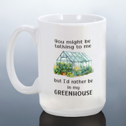 Greenhouse Gardening Mug - Funny Gardening Christmas Gift - Plant Lover Cup - Gardener Gift