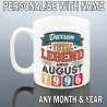 Personalised 30th Birthday Mug
