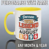 Personalised 30th Birthday Mug