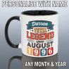 Personalised 30th Birthday Mug
