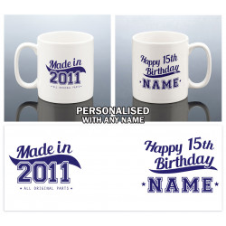 15th Birthday Mug for Him