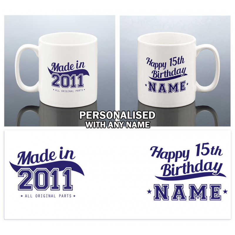 15th Birthday Mug for Him